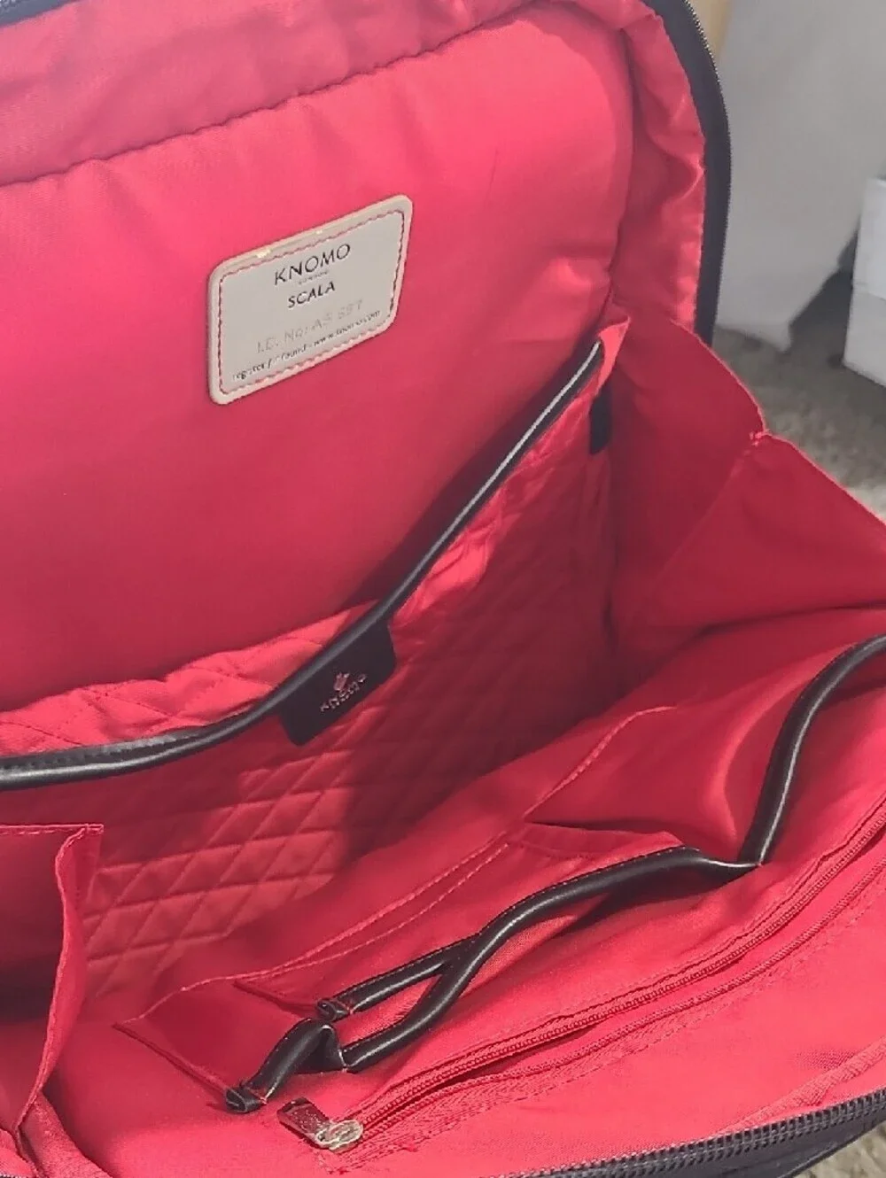 Knomo London Scala Rolling Laptop Bag